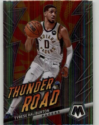 2022-23 Panini Mosaic Tyrese Haliburton Thunder Road #3 Indiana Pacers - Image 1 of 2