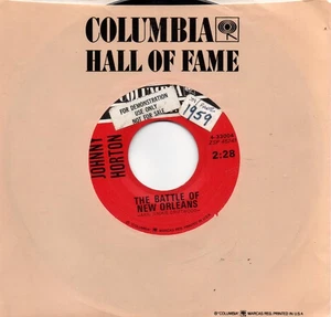 JOHNNY HORTON - THE BATTLE OF NEW ORLEANS / NORTH TO ALASKA         (VG+) - Picture 1 of 1