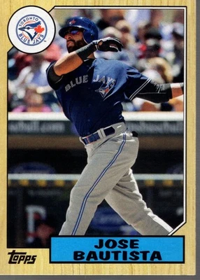2012 Topps 1987 Topps Minis #TM56 Jose Bautista - BB - Image 1 of 2