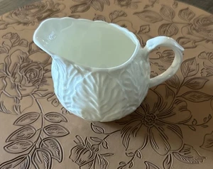 Vintage Coalport Countryware Bone China England White Cabbage Leaf Creamer - Picture 1 of 6