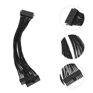 ATX Power Supply Extension Power Cable 1 to 2 24pin Power Extension Wire - Afbeelding 1 van 12