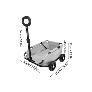 Rolling Cat Carrier Pet Carrier With Wheels Dog Stroller Folding For Outdoor - Picture 1 of 23