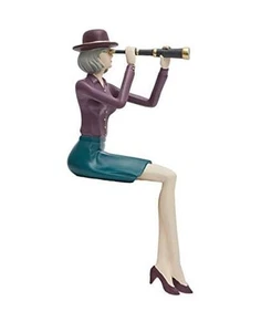 Woman Figurine Statue Home Decor Sculpture Modern Arts Polyresin 9.1inch - Picture 1 of 7
