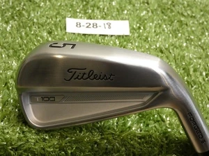 Titleist 2023 T100 Forged 5 Iron AMT White S300 Stiff Steel New - Picture 1 of 5