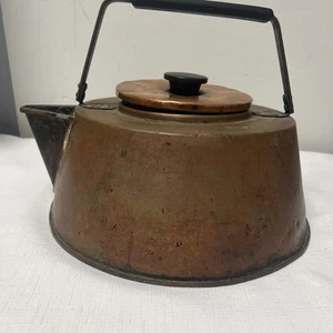 Antique Revere Copper Tea Pot Original Revere Ware Rome, NY - Picture 1 of 14