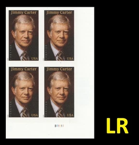 US 6043a Jimmy Carter imperf NDC plate block 4 LR MNH 2025 - Picture 1 of 1