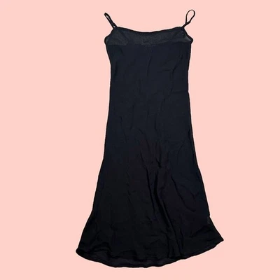Vestido midi Tessuto negro transparente para mujer talla 6 - gótico/minimalista/chic Foto 1 de 4
