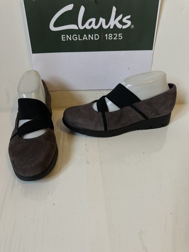 Scarpe Clarks slip on in pelle taglia UK 5 EU 38 . ..