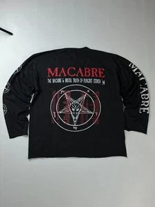 ULTRA RARE 1994 Macabre "Nightstalker" Tour Long Sleeve Tee - Bild 1 von 9