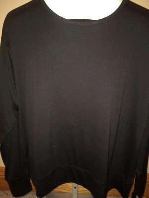 NUEVO CON ETIQUETAS C9 by Champion Top Manga Larga Absorbente de Humedad Negro Envío Gratis Foto 1 de 4