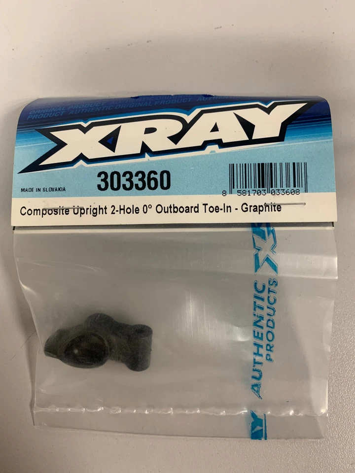 Xray Composite Upright 0° Outboard Toe-In - Graphite T4 1/10 303360 1223 - Photo 1/1