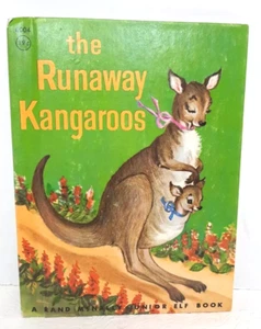 The Runaway Kangaroos by Eliza Lewis 19c #8004 1959 Rand McNally Junior Elf Book - Picture 1 of 6