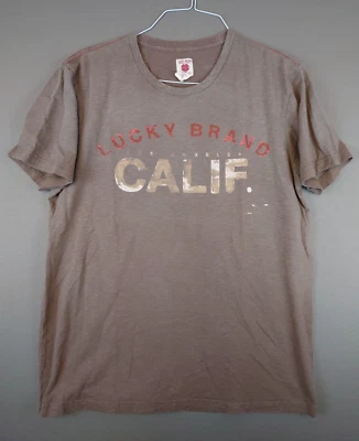 Lucky Brand California Graphic Logo T Shirt Men's Size Large 100% Cotton Tee - Image 1 of 4
