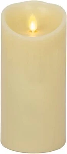 Luminara Flameless LED Candle, Moving Flame Pillar, Remote Ready, Timer, - Picture 1 of 5