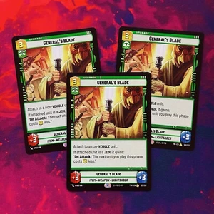General’s Blade Star Wars Unlimited SWU Twilight Of The Republic TWI SWU #122 x3 - Bild 1 von 2