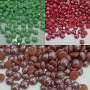 Cabochon Hotfix Perle zum Aufbügeln Keramik Strassstein 6mm V302 - Bild 1 von 7