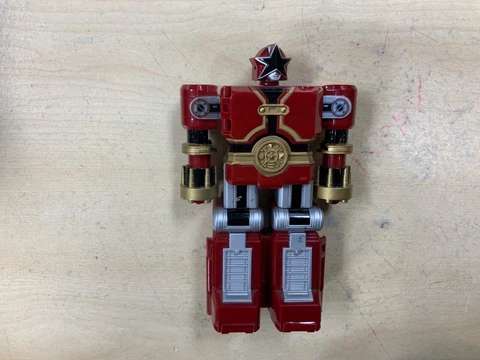 1996 Power Rangers Zeo Red Battlezord Megazord Figure - preowned as is Cover