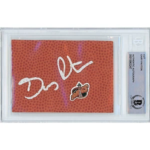 Gary Payton Autograph Basketball Cut Seattle Supersonics Sonics Beckett BAS Auto - Picture 1 of 5