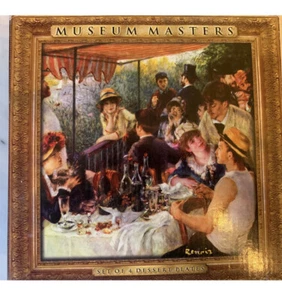 Design Toscano Luncheon of the Boating Party, 1881:  Grande Dessert Plates - Picture 1 of 4