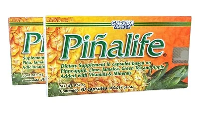 ¡Pack de 2! PINALIFE CÁPSULAS 60 Días 100% AUTÉNTICO Suplemento Pérdida de Peso  Foto 1 de 3