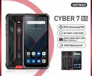 Hotwav * Cyber 7 5G Dimensity 700 NFC 8GB+128GB 20MP Night Vision Camera 8280mAh - Picture 1 of 7