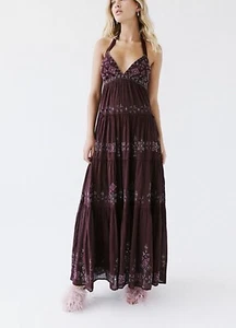 Abito in legno Free People Glitter Me-XS-$298 A647-7 - Foto 1 di 4