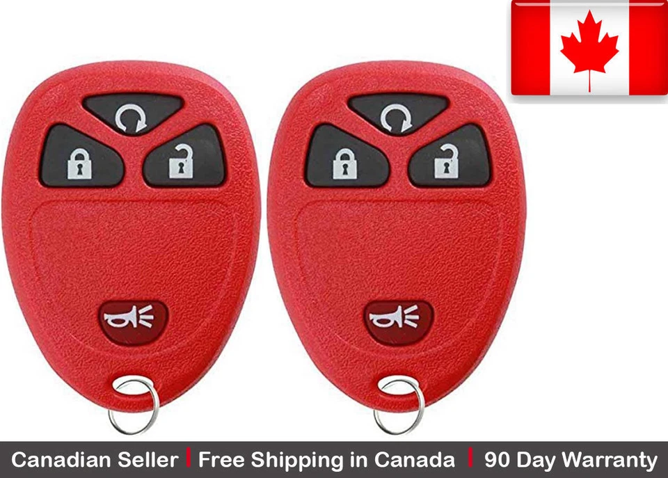 2x New Replacement Keyless Entry Remote Control Key Fob For Chevy Buick Pontiac - Image 1 of 1