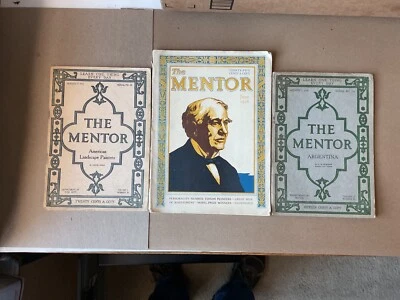 The Mentor Magazine, Aug 1913, August 1916, June 1928 - Image 1 of 4