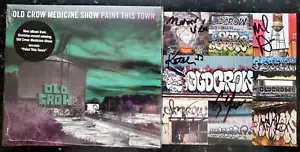 OLD CROW MEDICINE SHOW SIGNED CD PAINT THIS TOWN AUTOGRAPHED FULL BAND - Picture 1 of 5