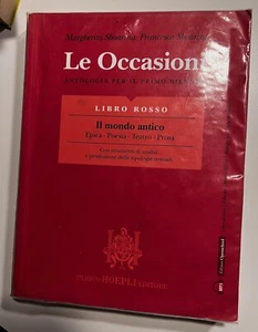 Le Occasioni il mondo antico Libro Rosso Sboarina Hoepli - Imagen 1 de 1