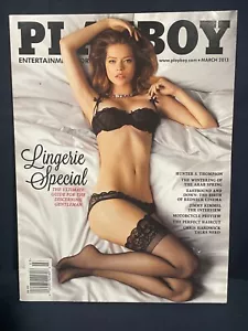 PLAYBOY MARCH 2013 LINGERIE SPECIAL COVER NM MAGAZINE - Imagen 1 de 2