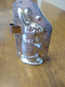 Vintage Schokoladenform "stehender Hase" - 3 3/4" hoch x 1 3/4" breit - Bild 1 von 6