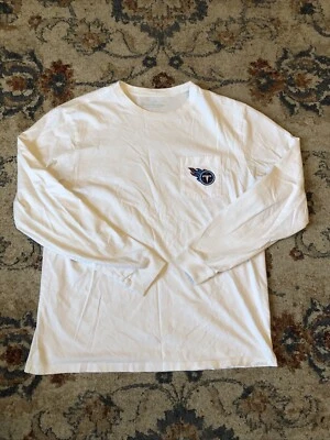 VINEYARD VINES Para hombres Tennessee Titans Camiseta Blanca Manga Larga Talla Grande NFL Foto 1 de 4