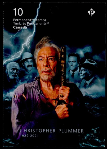 Canada 3303a booklet MNH Christopher Plummer Cover