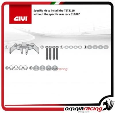 TST3110 Soft Bag Frame Mount Kit Suzuki GSXS1000/F 2015> - Image 1 of 4