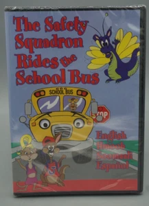 The Safety Squadron Rides the School Bus (School Bus Safety) DVD NEW Sealed - Imagen 1 de 2