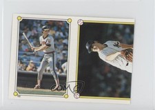 1987 O-Pee-Chee Album Stickers Dave Righetti Doug DeCinces #182-8