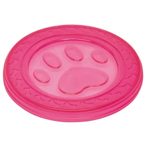 Nobby TPR Fly-Disc Paw Pink 22cm - Schwimmfähiges Wurfspielzeug für Hunde - Bild 1 von 1
