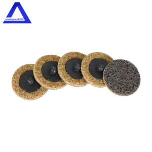 50× 2" Coarse Surface Conditioning Discs Roll Lock Die Grinder Sanding Pads US - Picture 1 of 12