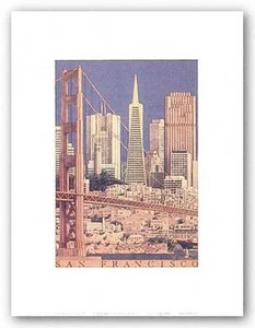 ART PRINT San Francisco Craig Holmes 17x13 Teleky - Picture 1 of 1
