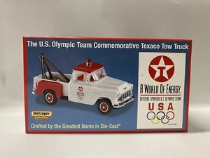 Matchbox 55 1955 Chevy 3100 Tow Truck Texaco U.S. A. Olympic Team YYM37799 1:43 - Picture 1 of 5