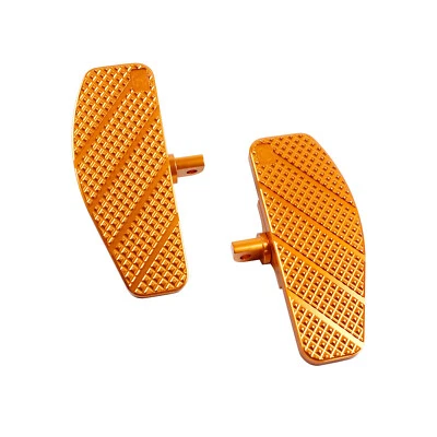 Driver Orange Footboard Footpedal for Harley Dyna Wide Glide Super Glide Fat Bob - Image 1 of 4