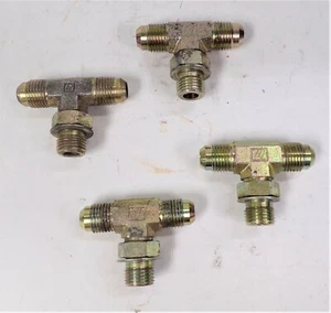 BRENNAN 3/8" NPT TO NPT TO NPT MALE TEE 6803-06-06-06 (LOT OF 4) - Picture 1 of 1