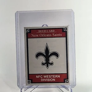 New Orleans Saints Monopoly Deed Card - Picture 1 of 2