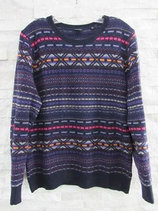 PS Paul Smith Funky Colorful Fair Isle Stripe Wool Knit Men's Sweater S ITALY - Picture 1 of 5