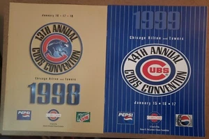 1998 & 1999 Chicago Cubs 13th and 14th Annual Cubs Convention Programs - Picture 1 of 7
