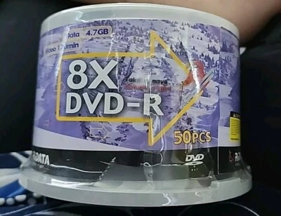 NEW 50pcs RiDATA 8X DVD-R Recordable Blank Media Sealed - Image 1 of 4
