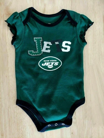New York Jets Infant Bodysuit Size 18 Months Baby Toddler Boys Girls Green NFL Cover
