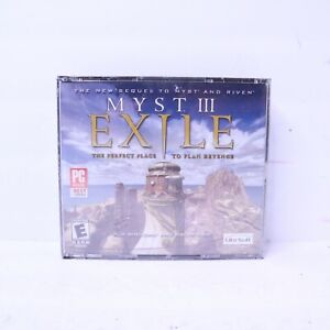 Myst III Exile Windows Macintosh CD ROM Video Game 2001 Ubisoft Sealed PC Game