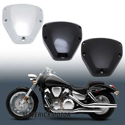 Tapa de caja de limpiador de admisión lateral de cubierta de filtro de aire para Honda VTX1300 VTX1800 2003-2008 Foto 1 de 4